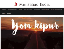 Tablet Screenshot of ministerioengel.com